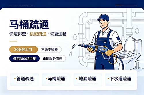 雁塔马桶疏通