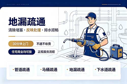 雁塔地漏疏通