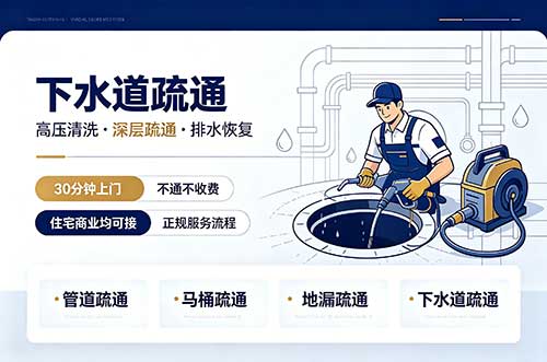 雁塔下水道疏通